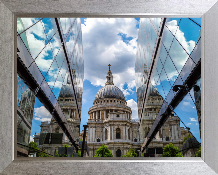 St Paul's cathedral reflections London Photo Print - Canvas - Framed Photo Print - Hampshire Prints