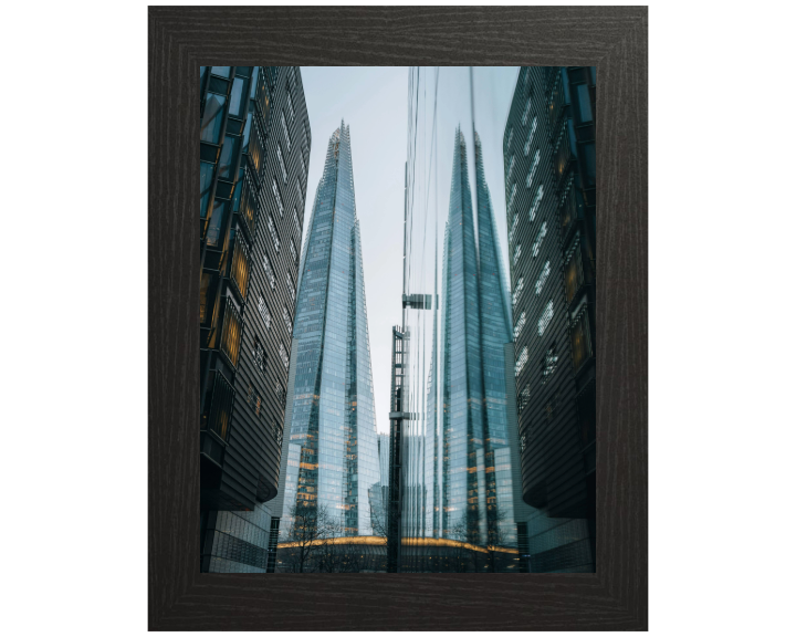 the shard reflections london Photo Print - Canvas - Framed Photo Print - Hampshire Prints