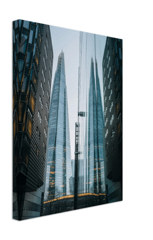 the shard reflections london Photo Print - Canvas - Framed Photo Print - Hampshire Prints