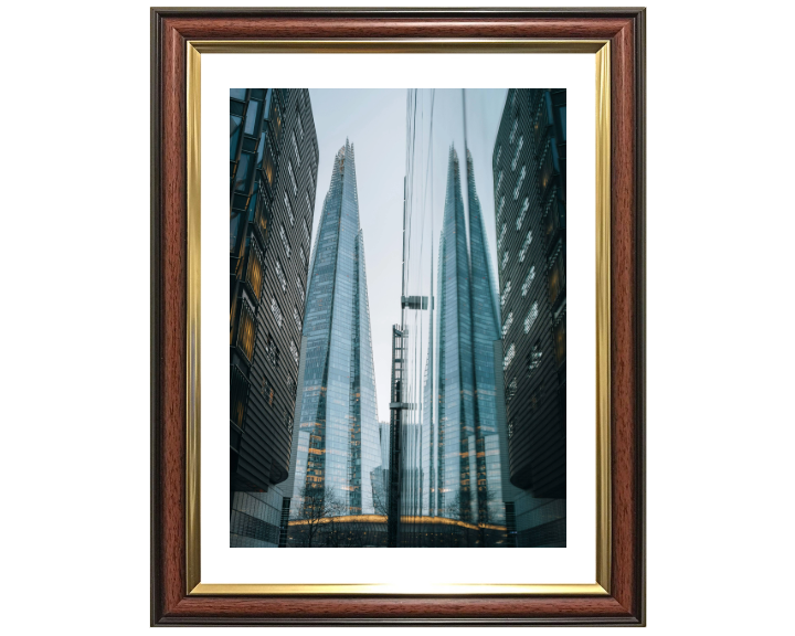 the shard reflections london Photo Print - Canvas - Framed Photo Print - Hampshire Prints