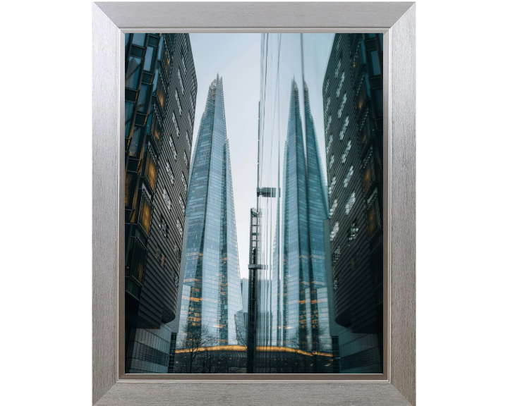 the shard reflections london Photo Print - Canvas - Framed Photo Print - Hampshire Prints