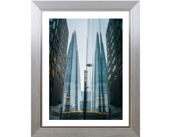 the shard reflections london Photo Print - Canvas - Framed Photo Print - Hampshire Prints