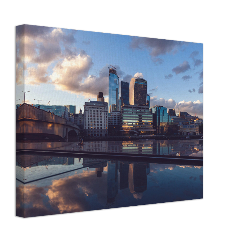 The Walkie Talkie building reflections London Photo Print - Canvas - Framed Photo Print - Hampshire Prints