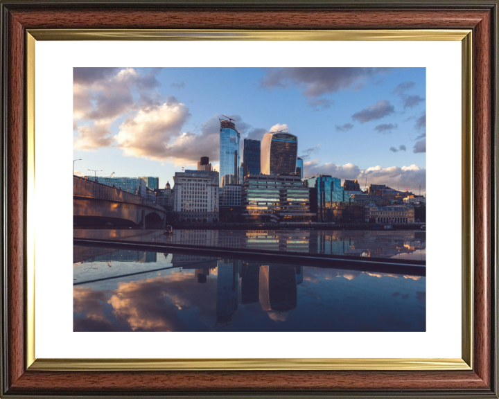 The Walkie Talkie building reflections London Photo Print - Canvas - Framed Photo Print - Hampshire Prints