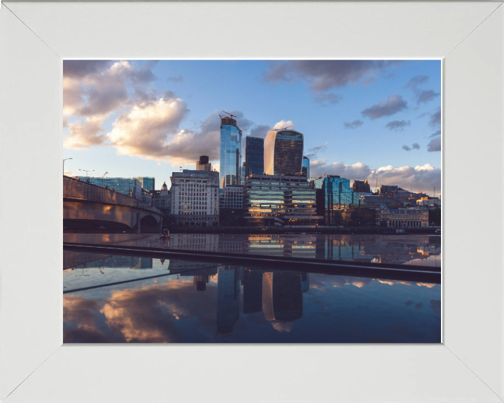 The Walkie Talkie building reflections London Photo Print - Canvas - Framed Photo Print - Hampshire Prints