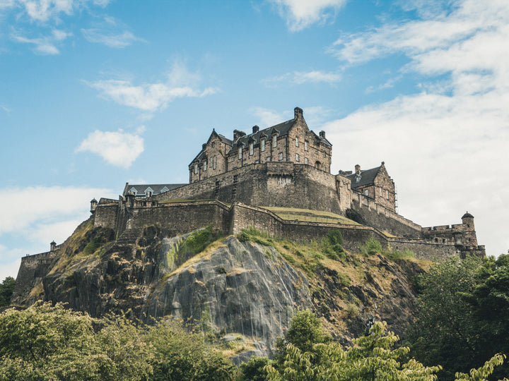 Edinburgh Castle Scotland from below Photo Print - Canvas - Framed Photo Print - Hampshire Prints