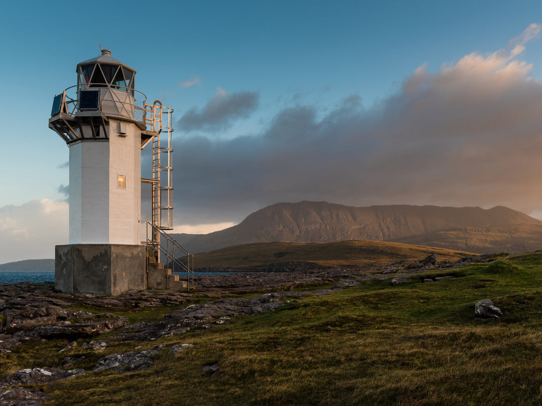 Rhue Lighthouse Ullapool Scotland Photo Print - Canvas - Framed Photo Print - Hampshire Prints