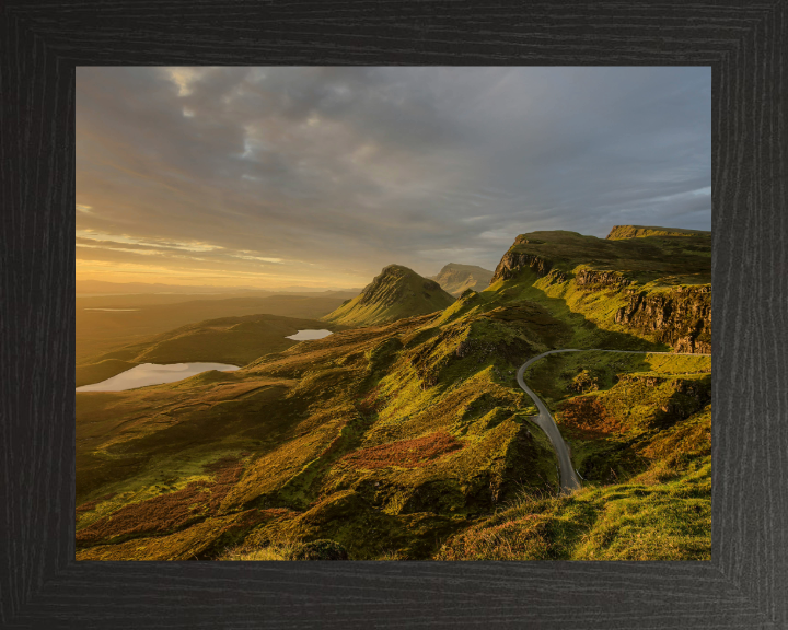 Isle of Skye Hills at sunset Photo Print - Canvas - Framed Photo Print - Hampshire Prints