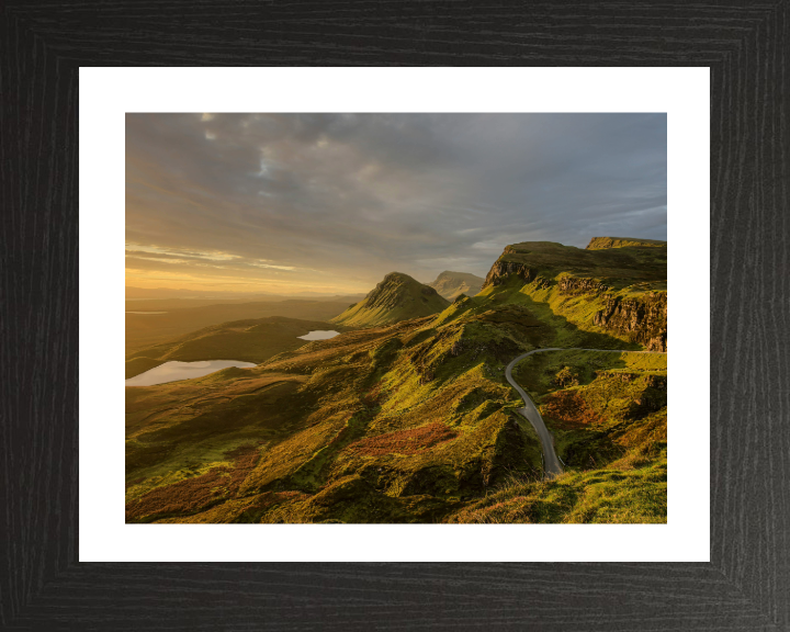 Isle of Skye Hills at sunset Photo Print - Canvas - Framed Photo Print - Hampshire Prints