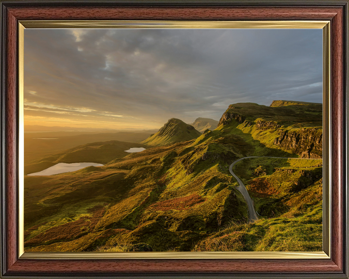 Isle of Skye Hills at sunset Photo Print - Canvas - Framed Photo Print - Hampshire Prints