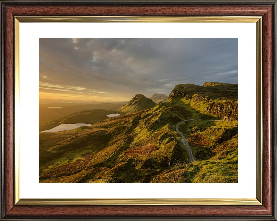 Isle of Skye Hills at sunset Photo Print - Canvas - Framed Photo Print - Hampshire Prints