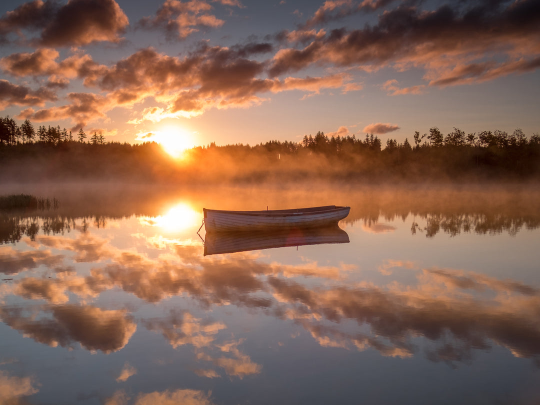 Loch Rusky Scotland Reflections Photo Print - Canvas - Framed Photo Print - Hampshire Prints