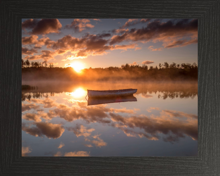 Loch Rusky Scotland Reflections Photo Print - Canvas - Framed Photo Print - Hampshire Prints