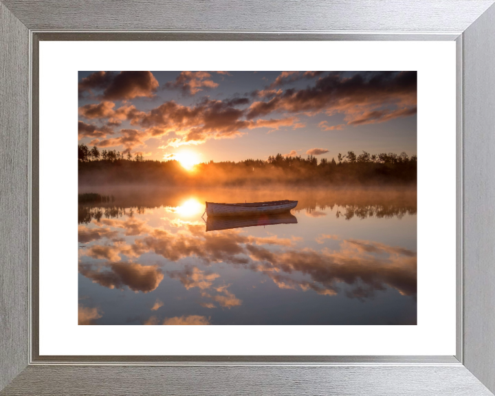 Loch Rusky Scotland Reflections Photo Print - Canvas - Framed Photo Print - Hampshire Prints