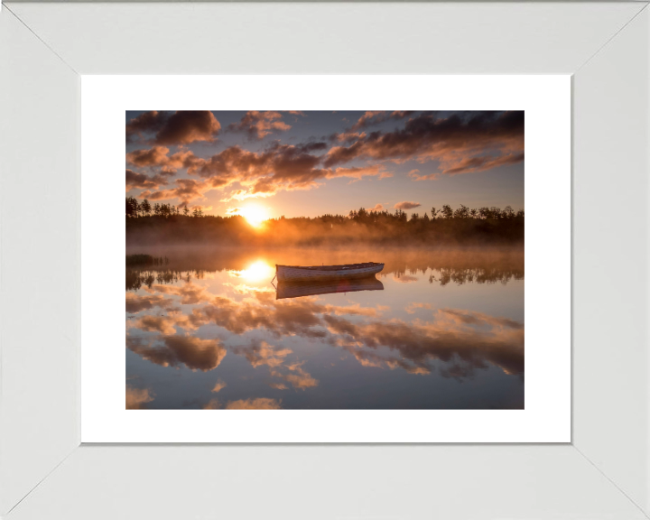 Loch Rusky Scotland Reflections Photo Print - Canvas - Framed Photo Print - Hampshire Prints