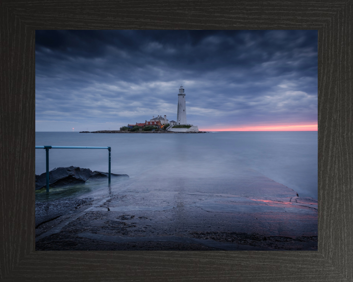 St Marys Lighthouse Whitley Bay Northumberland Photo Print - Canvas - Framed Photo Print - Hampshire Prints