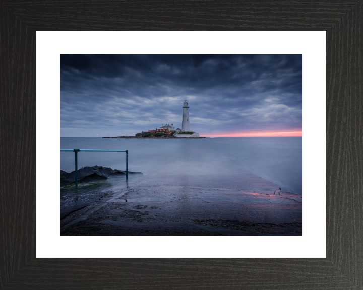 St Marys Lighthouse Whitley Bay Northumberland Photo Print - Canvas - Framed Photo Print - Hampshire Prints