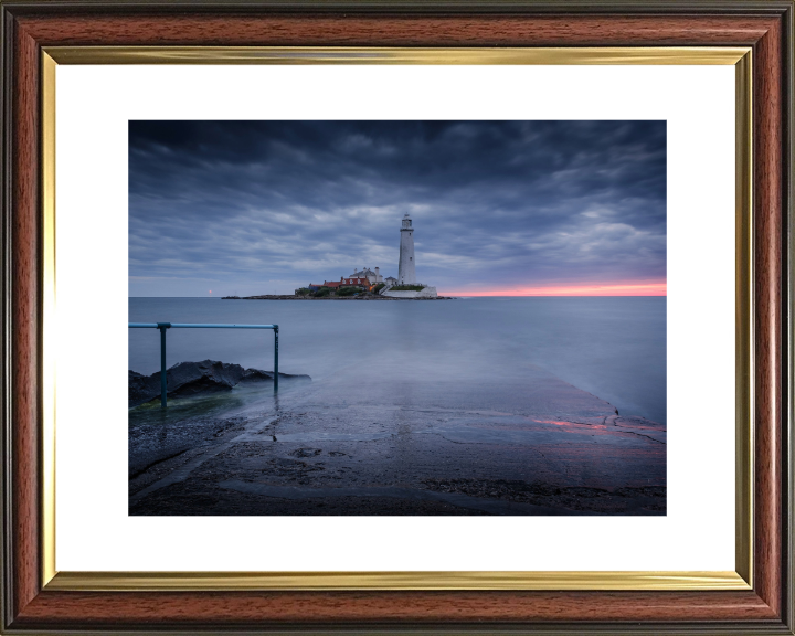 St Marys Lighthouse Whitley Bay Northumberland Photo Print - Canvas - Framed Photo Print - Hampshire Prints