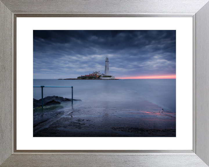 St Marys Lighthouse Whitley Bay Northumberland Photo Print - Canvas - Framed Photo Print - Hampshire Prints