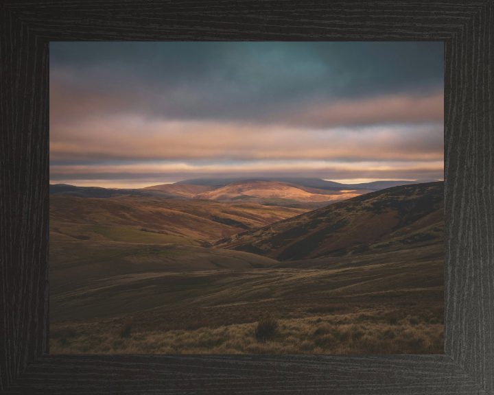 The Cheviot Northumberland at sunset Photo Print - Canvas - Framed Photo Print - Hampshire Prints