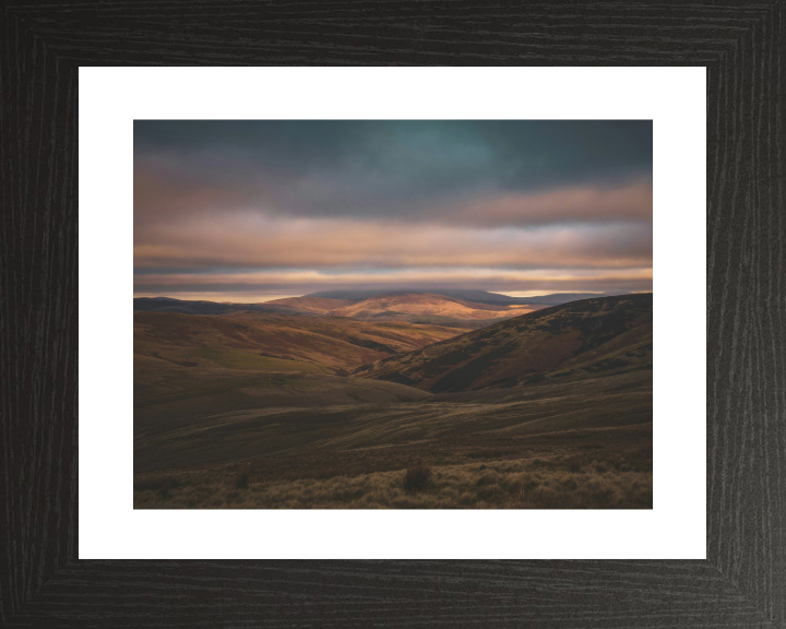 The Cheviot Northumberland at sunset Photo Print - Canvas - Framed Photo Print - Hampshire Prints