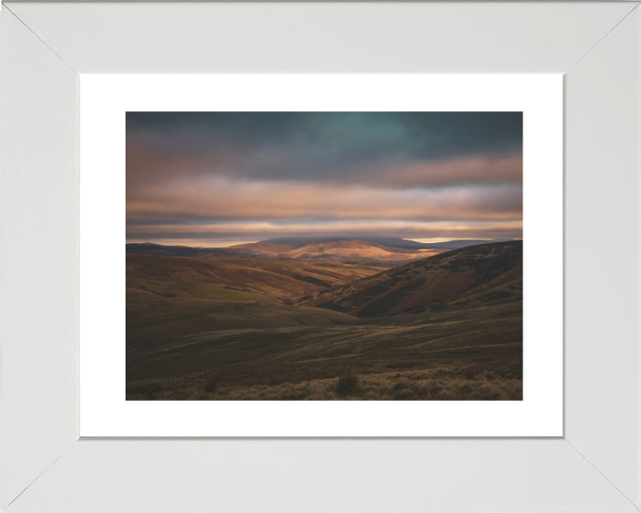 The Cheviot Northumberland at sunset Photo Print - Canvas - Framed Photo Print - Hampshire Prints