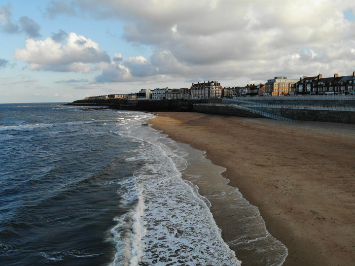 Whitley Bay beach northumberland Photo Print - Canvas - Framed Photo Print - Hampshire Prints