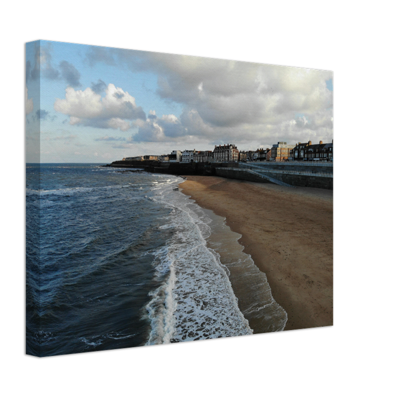 Whitley Bay beach northumberland Photo Print - Canvas - Framed Photo Print - Hampshire Prints