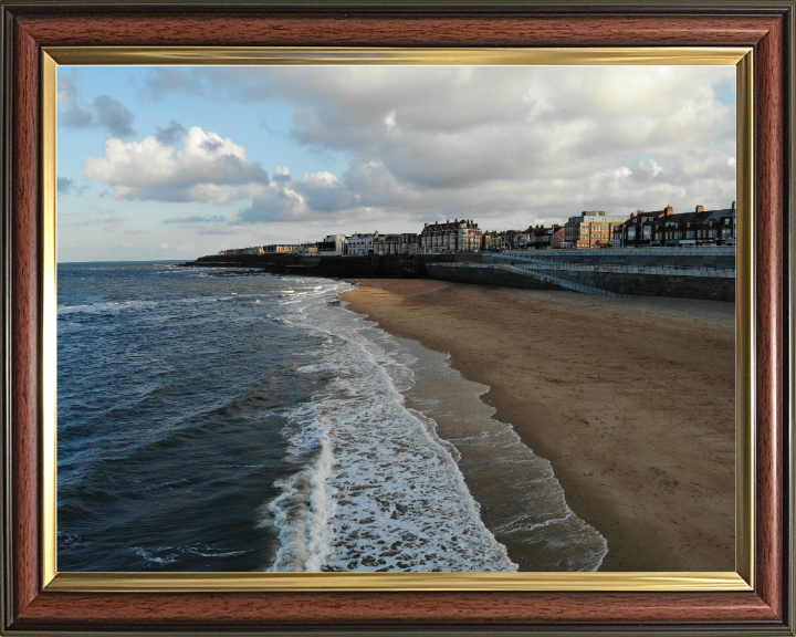 Whitley Bay beach northumberland Photo Print - Canvas - Framed Photo Print - Hampshire Prints