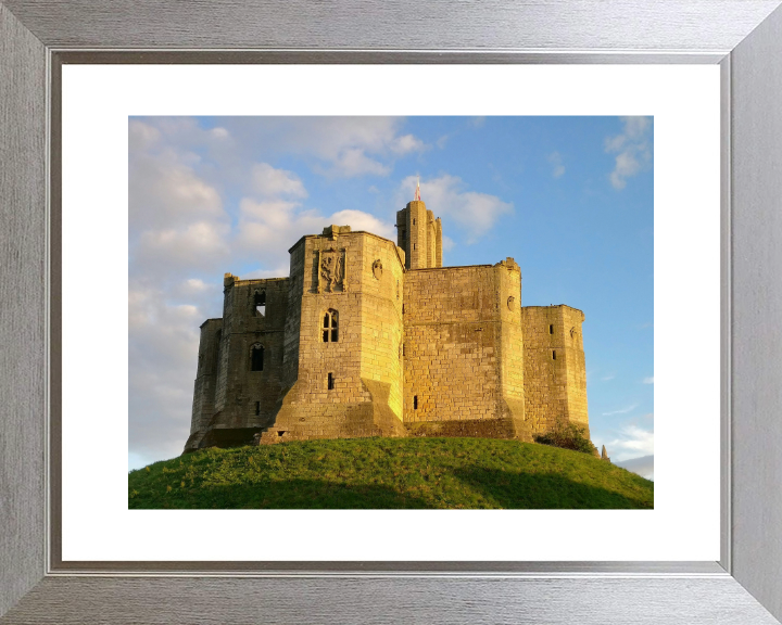 Warkworth castle Northumberland Photo Print - Canvas - Framed Photo Print - Hampshire Prints