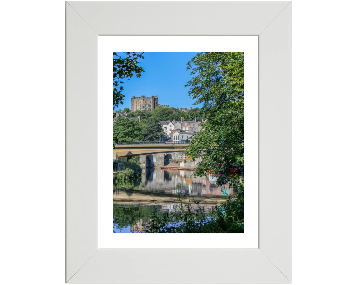 Durham castle from riverside Northumberland Photo Print - Canvas - Framed Photo Print - Hampshire Prints