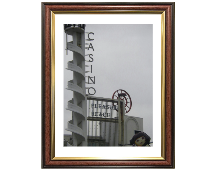 blackpool pleasure beach sign Photo Print - Canvas - Framed Photo Print - Hampshire Prints