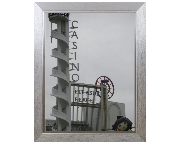 blackpool pleasure beach sign Photo Print - Canvas - Framed Photo Print - Hampshire Prints