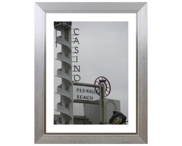 blackpool pleasure beach sign Photo Print - Canvas - Framed Photo Print - Hampshire Prints