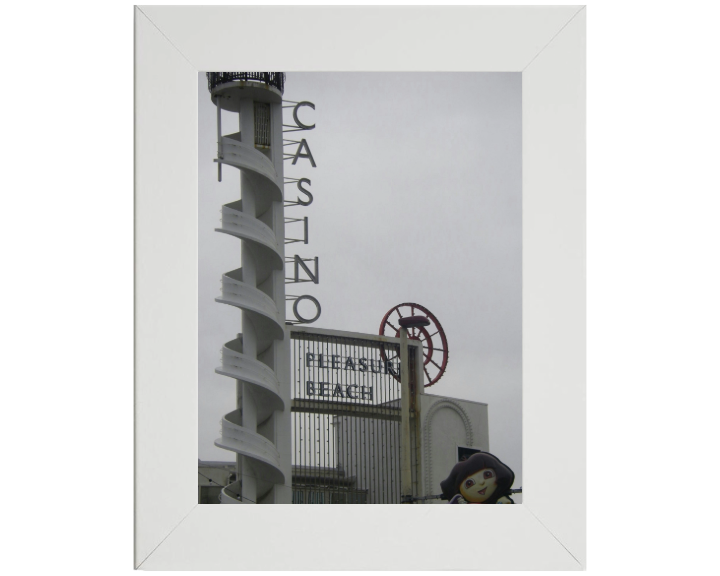 blackpool pleasure beach sign Photo Print - Canvas - Framed Photo Print - Hampshire Prints