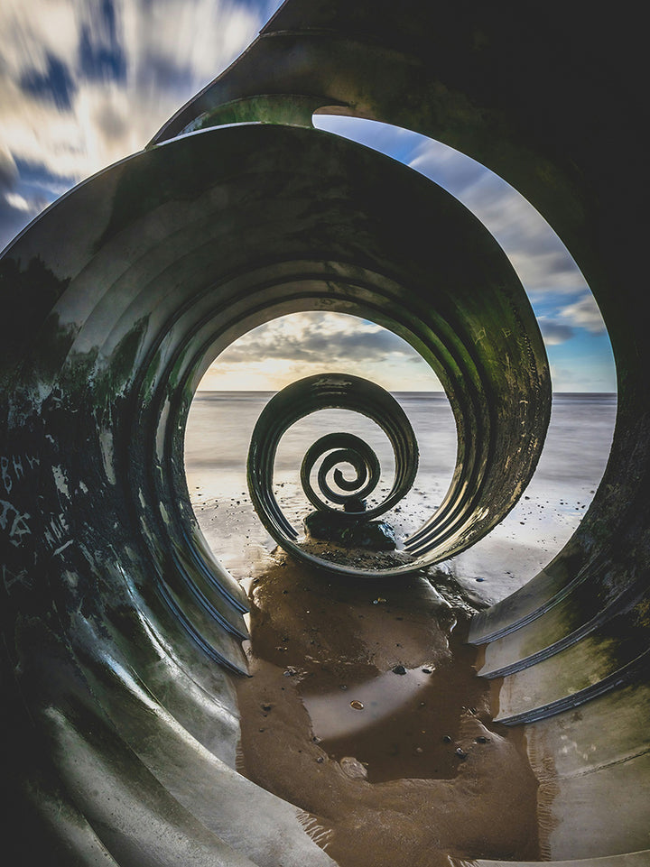 Marys Shell Cleveleys beach Lancashire Photo Print - Canvas - Framed Photo Print - Hampshire Prints