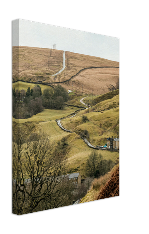 The lancashire countryside Photo Print - Canvas - Framed Photo Print - Hampshire Prints