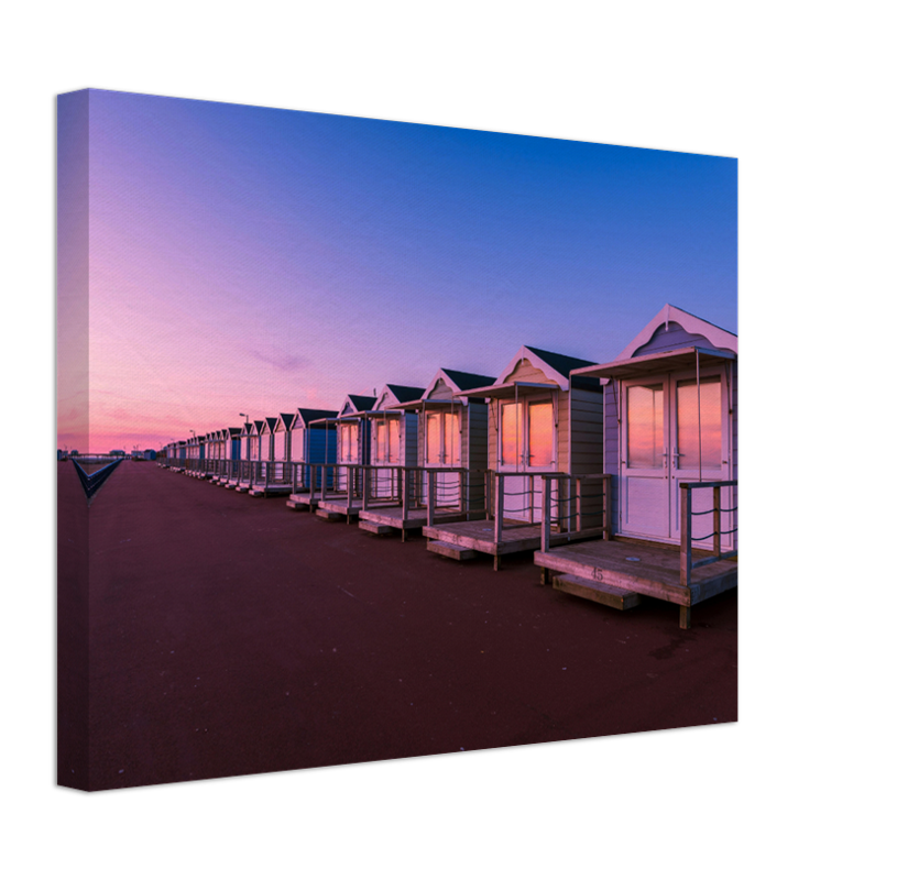 lytham st annes Lancashire beach huts Photo Print - Canvas - Framed Photo Print - Hampshire Prints