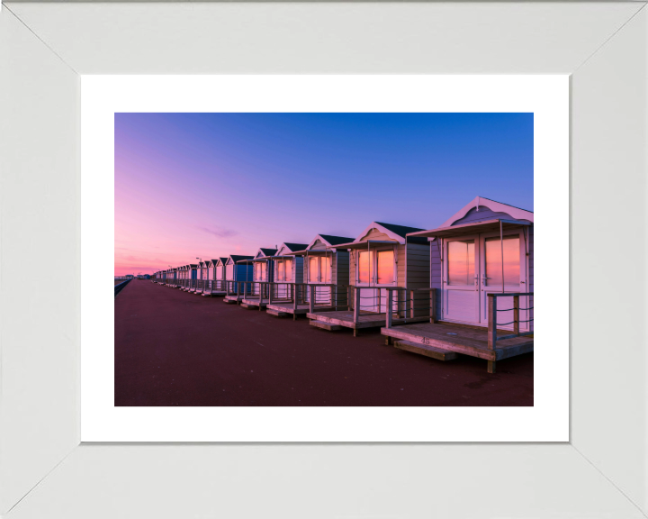 lytham st annes Lancashire beach huts Photo Print - Canvas - Framed Photo Print - Hampshire Prints