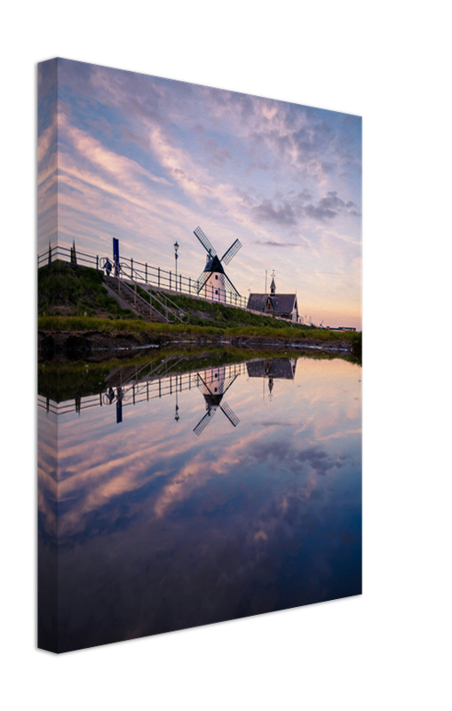 windmill at sunset Lytham Saint Annes Lancashire Photo Print - Canvas - Framed Photo Print - Hampshire Prints