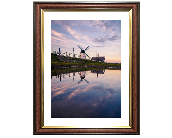 windmill at sunset Lytham Saint Annes Lancashire Photo Print - Canvas - Framed Photo Print - Hampshire Prints