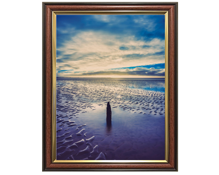 before sunset Silverdale beach Lancashire Photo Print - Canvas - Framed Photo Print - Hampshire Prints