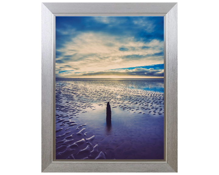 before sunset Silverdale beach Lancashire Photo Print - Canvas - Framed Photo Print - Hampshire Prints