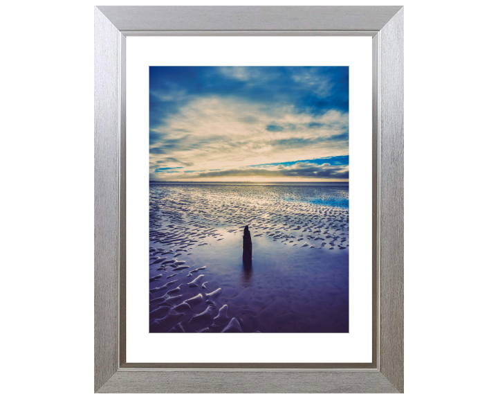 before sunset Silverdale beach Lancashire Photo Print - Canvas - Framed Photo Print - Hampshire Prints