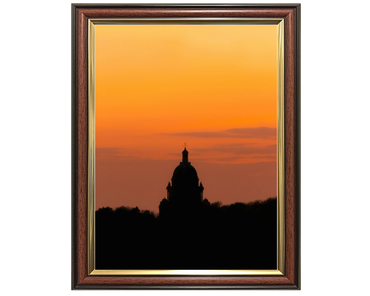 Silhouette of Ashton Memorial Lancashire at sunset Photo Print - Canvas - Framed Photo Print - Hampshire Prints