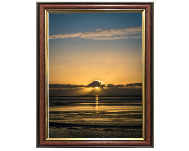 Silverdale Beach Lancashire at sunset Photo Print - Canvas - Framed Photo Print - Hampshire Prints