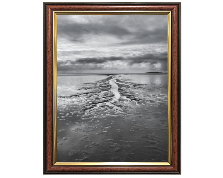 Silverdale beach Lancashire black and white Photo Print - Canvas - Framed Photo Print - Hampshire Prints