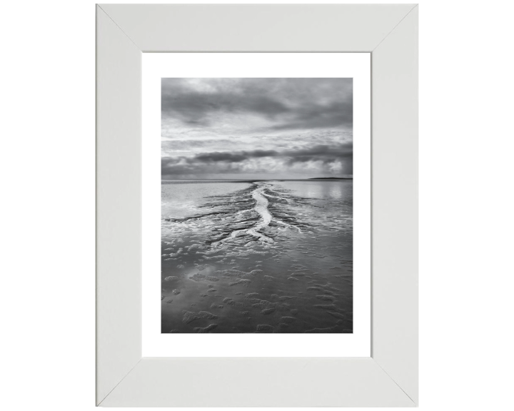 Silverdale beach Lancashire black and white Photo Print - Canvas - Framed Photo Print - Hampshire Prints