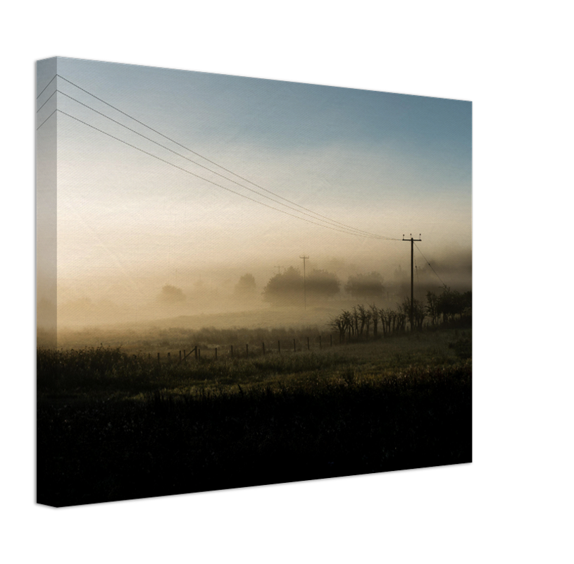 silverdale lancashire surrounded by mist Photo Print - Canvas - Framed Photo Print - Hampshire Prints