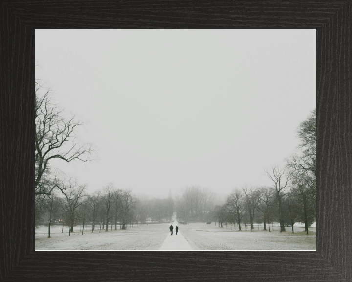 snow covered Towneley Park Burnley Lancashire Photo Print - Canvas - Framed Photo Print - Hampshire Prints